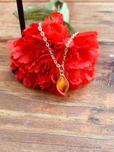 Fire Opal Necklace