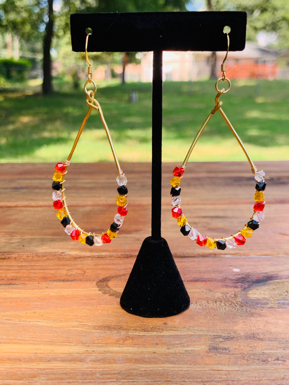 RGBW Tear Drop Earrings